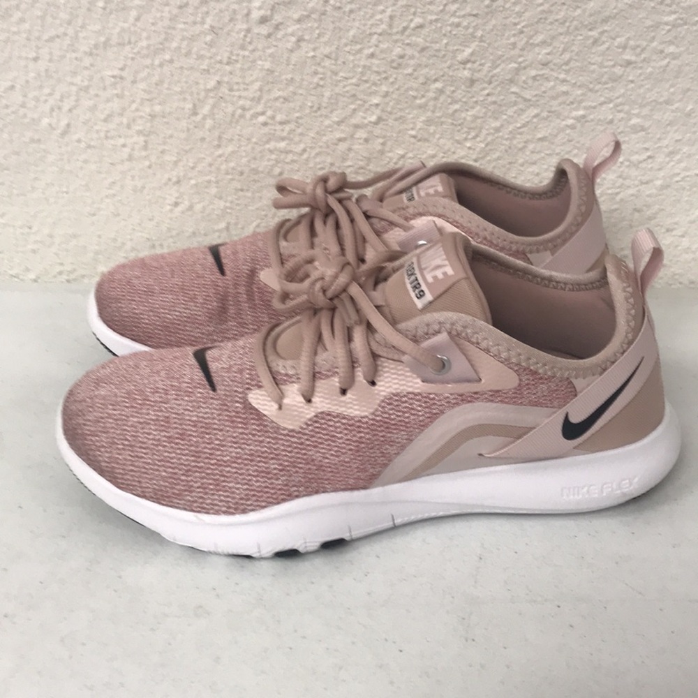 NIKE WOMENS SIZE 8 FLEX TRAINER 9 STONE MAUVE SNEAKERS AQ7491-200 - Picture 3 of 6